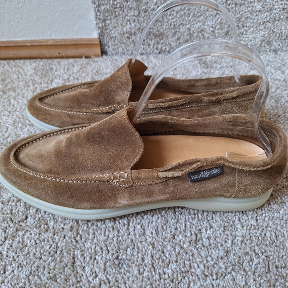 Russell Bromley Womens Soft Tan Suede All Day Long Loafer Deck Shoe Size 40 (9) - Picture 3 of 10